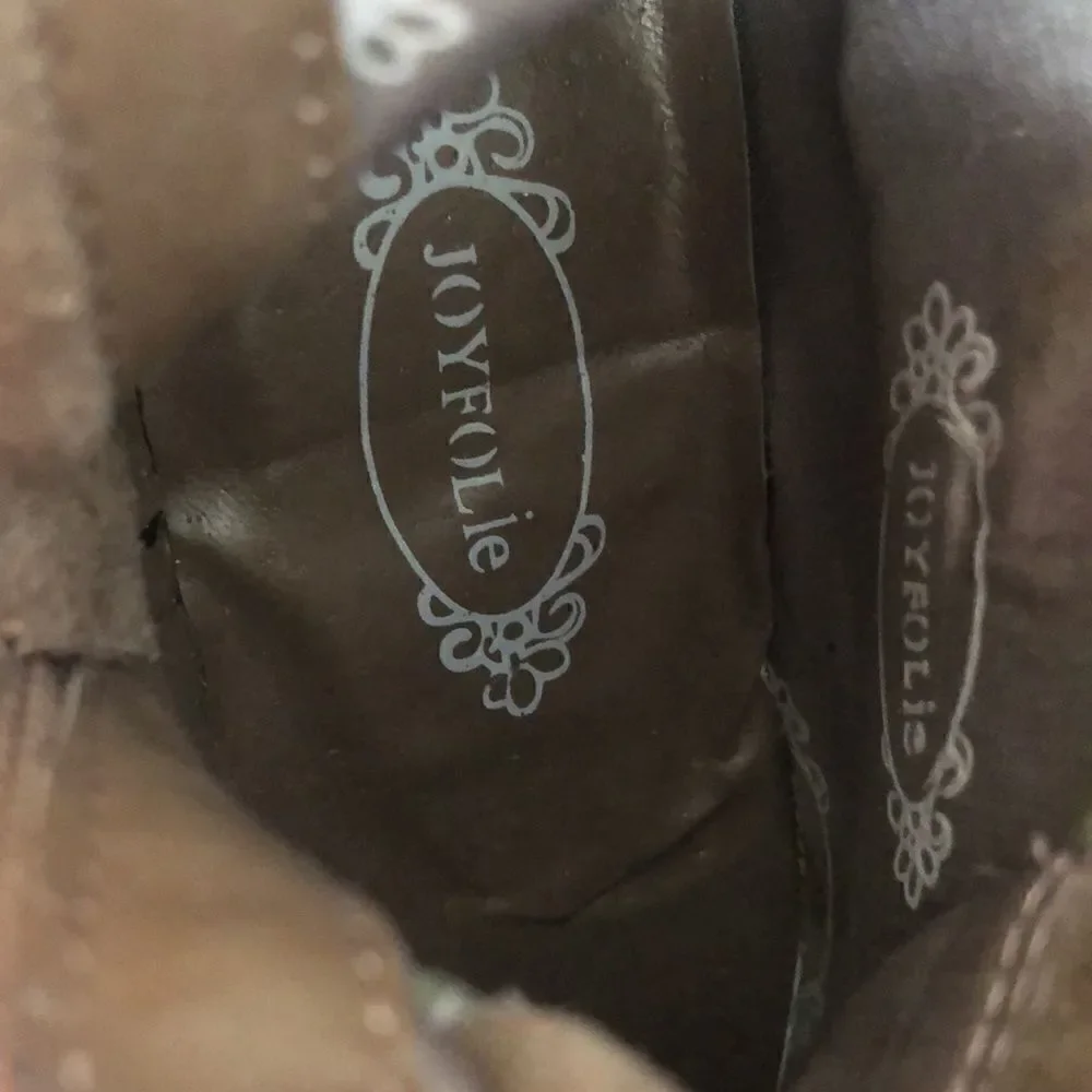 Joyfolie “Cheyenne” Genuine Suede Boots